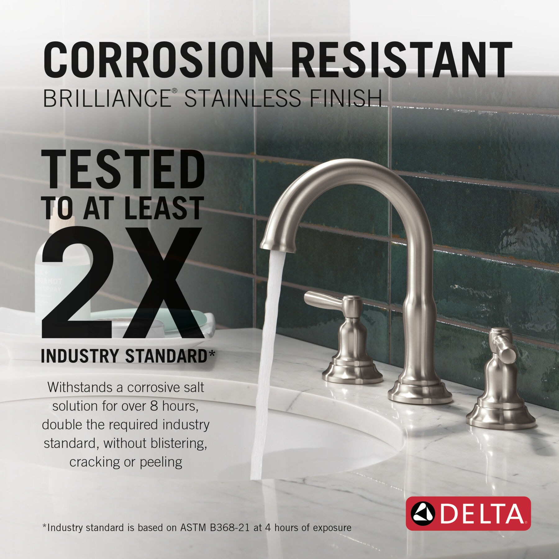 Widespread Lavatory Faucet with 14 Series Shower Trim Bundle