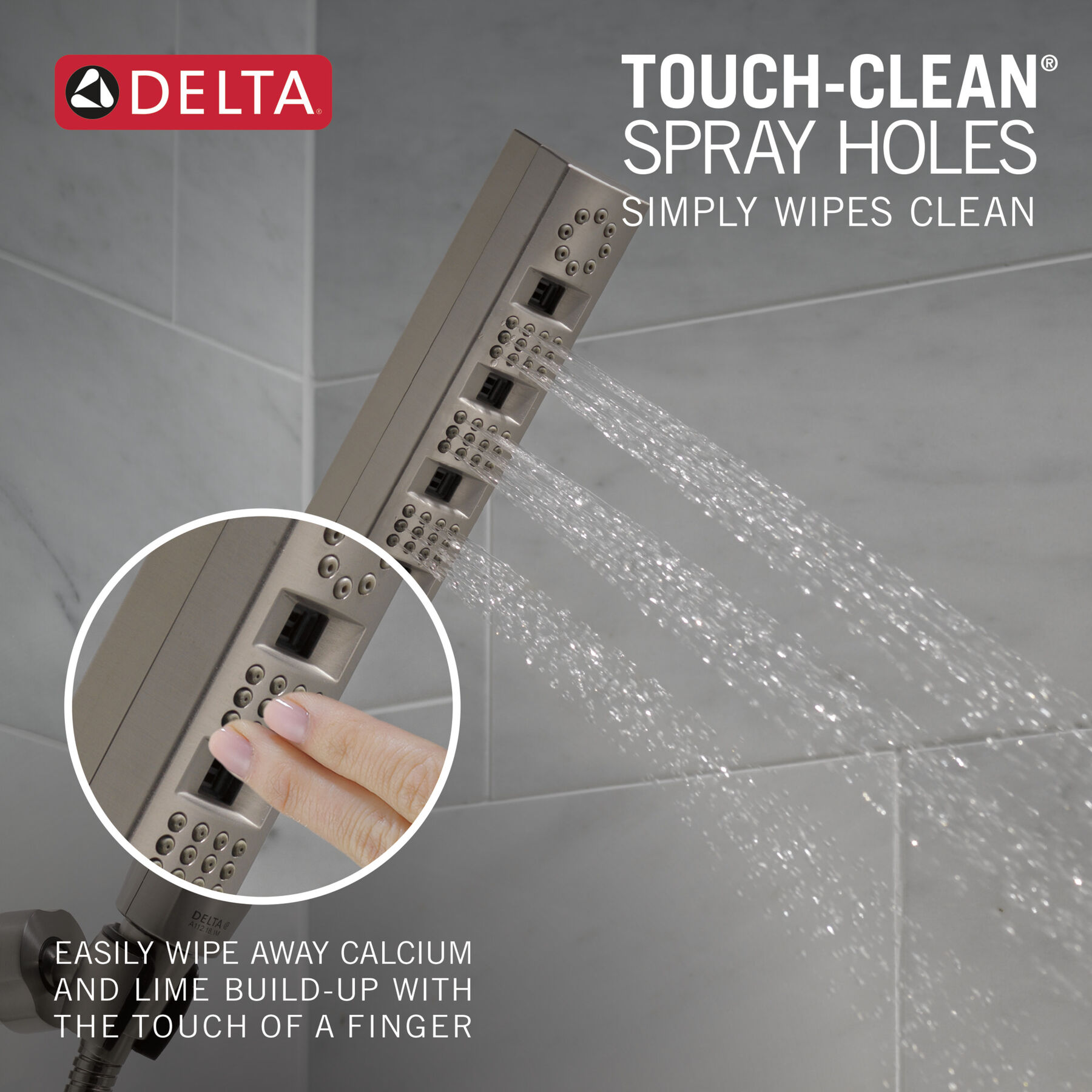H2O Hand Shower 1.75GPM w/ Wall-Mount 5S (Recertified)