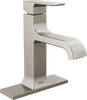 Single Handle Bathroom Faucet Curved Spo (Recertified)
