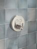 Round Contemporary Push-Button Shower
