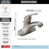 Single Handle Centerset Bathroom Faucet