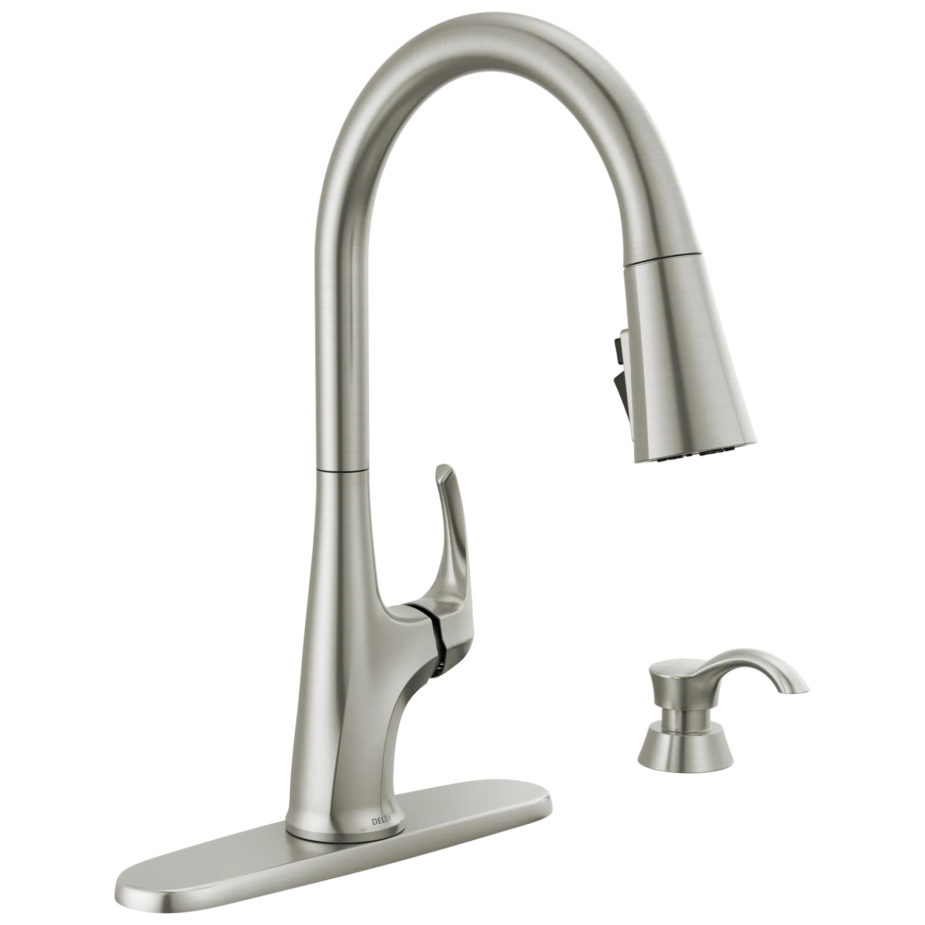 Pull-Down Kitchen Faucet w/Soap Disp (Recertified)
