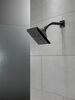 H<sub>2</sub>Okinetic&reg; 5-Setting Angular Modern Raincan Shower Head