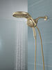 HydroRain&reg; H2Okinetic&reg; 5-Setting Two-in-One Shower Head (Recertified)