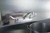 Two Handle 8 In Cast Deck-Mount Faucet