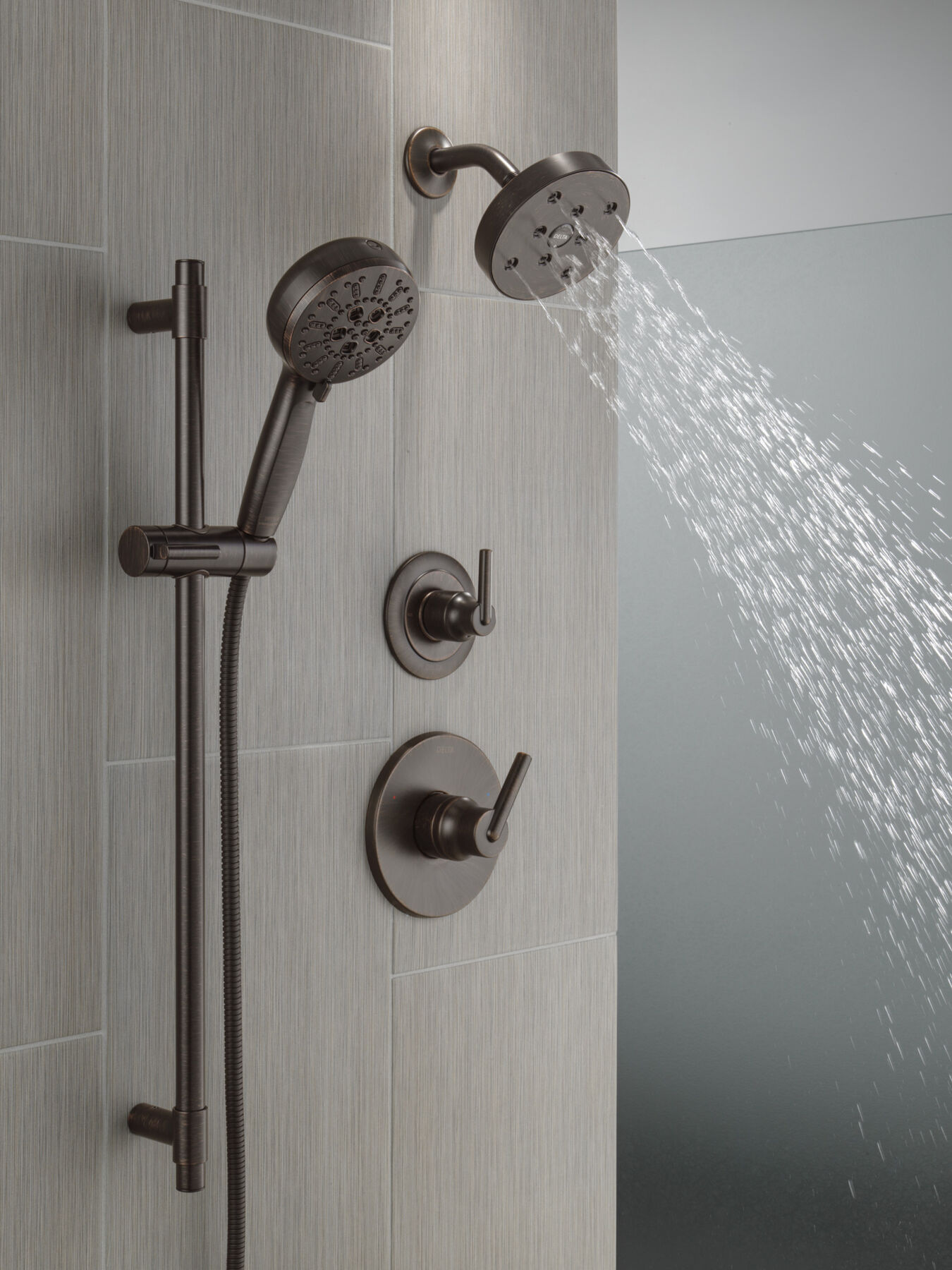 3-Function Custom Shower Bundle with ProClean Hand Shower