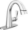 Single Handle Pull-Down Bathroom Faucet