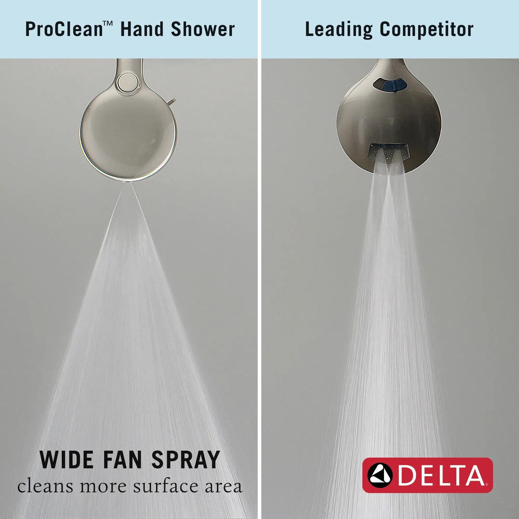 6-Setting Hand Shower with Cleaning Spray
