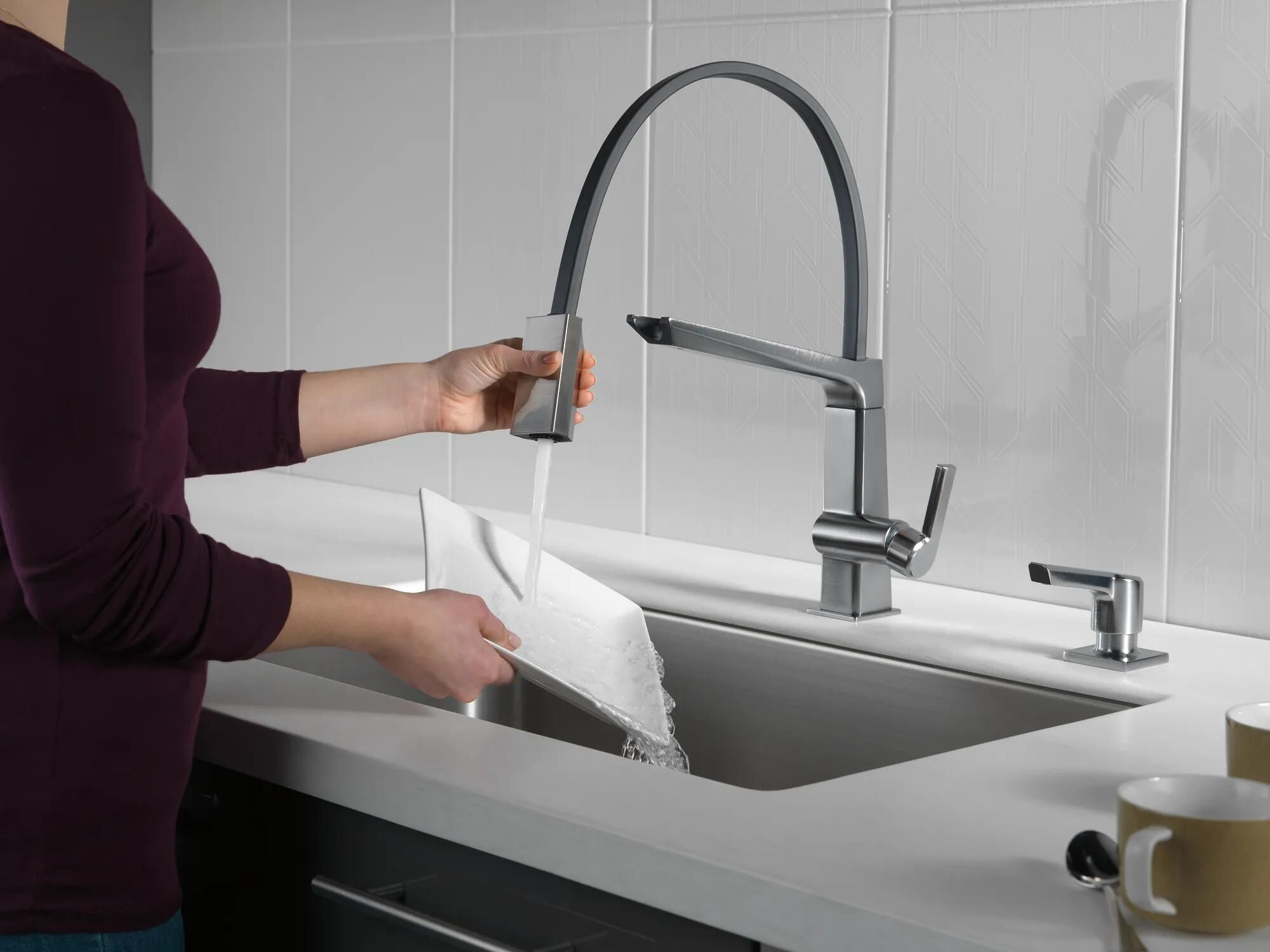 Delta Faucet Pivotal Soap/Lotion Dispenser - Thumbnail 2
