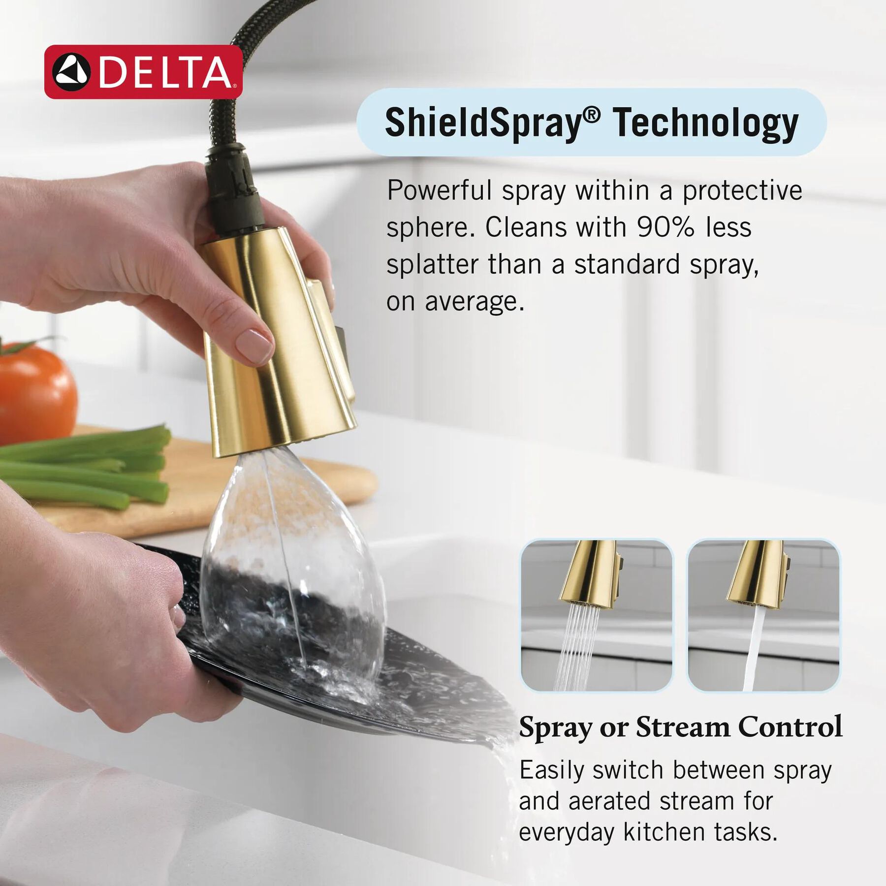 Single Handle Pull-Down Kitchen Faucet with Touch<sub>2</sub>O&reg; Technology