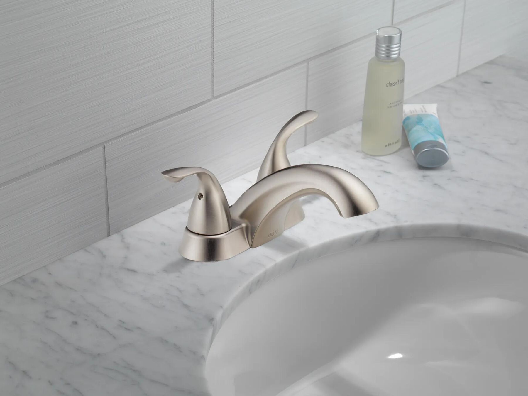 Two Handle Centerset Bathroom Faucet