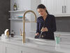 Single-Handle Pull-Down Spring Kitchen Faucet