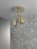 H<sub>2</sub>Okinetic&reg; Pendant Raincan Shower Head with LED Light