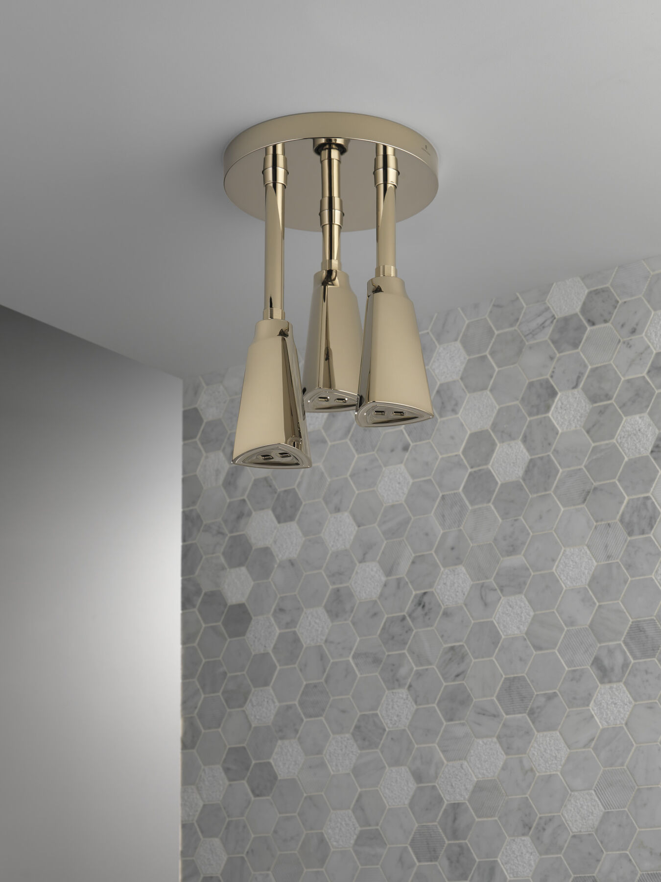 H<sub>2</sub>Okinetic&reg; Pendant Raincan Shower Head with LED Light