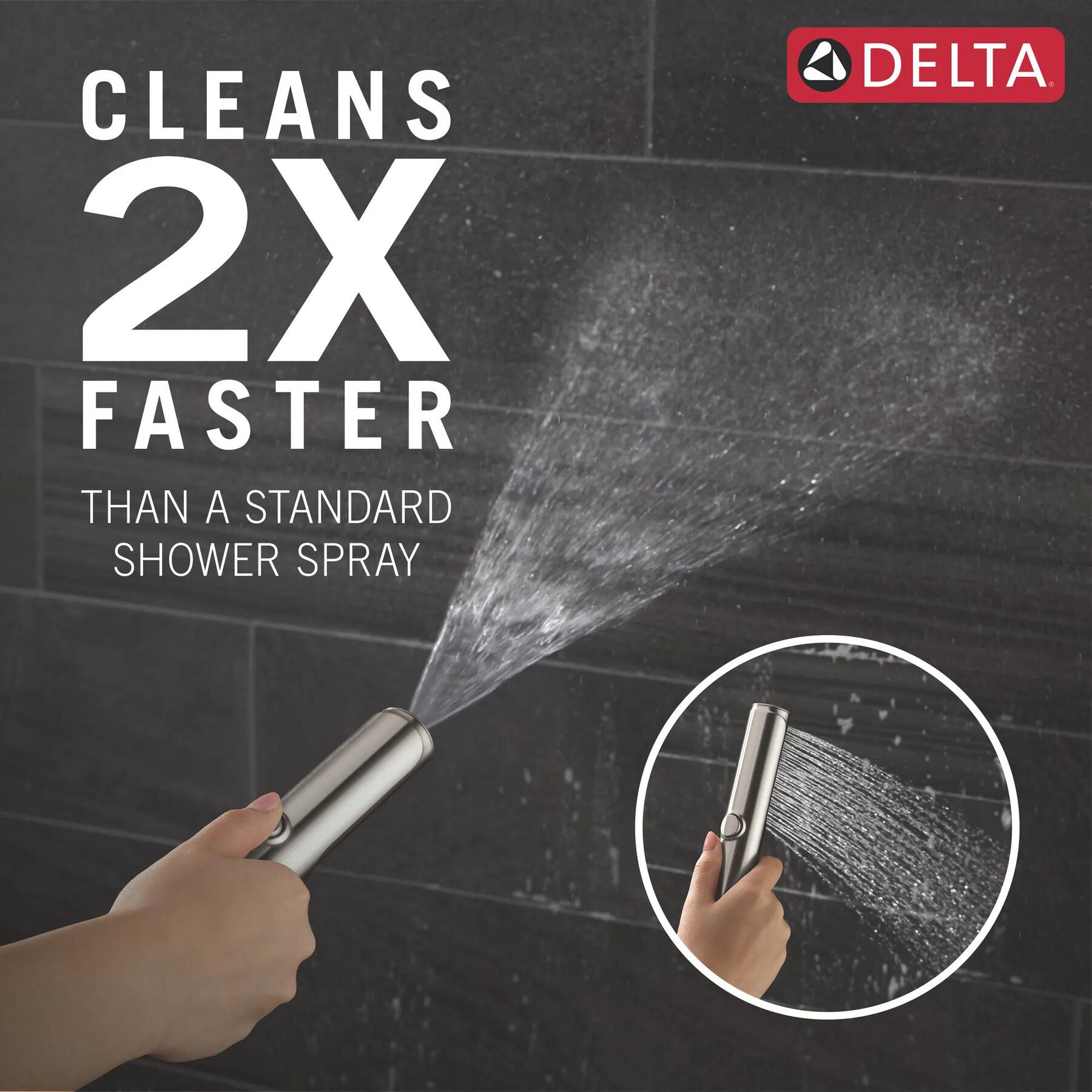 2-Setting Hand Shower with ProClean&trade; Spray &ndash; Wall Mount