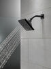 H<sub>2</sub>Okinetic&reg; 5-Setting Angular Modern Raincan Shower Head (Recertified)