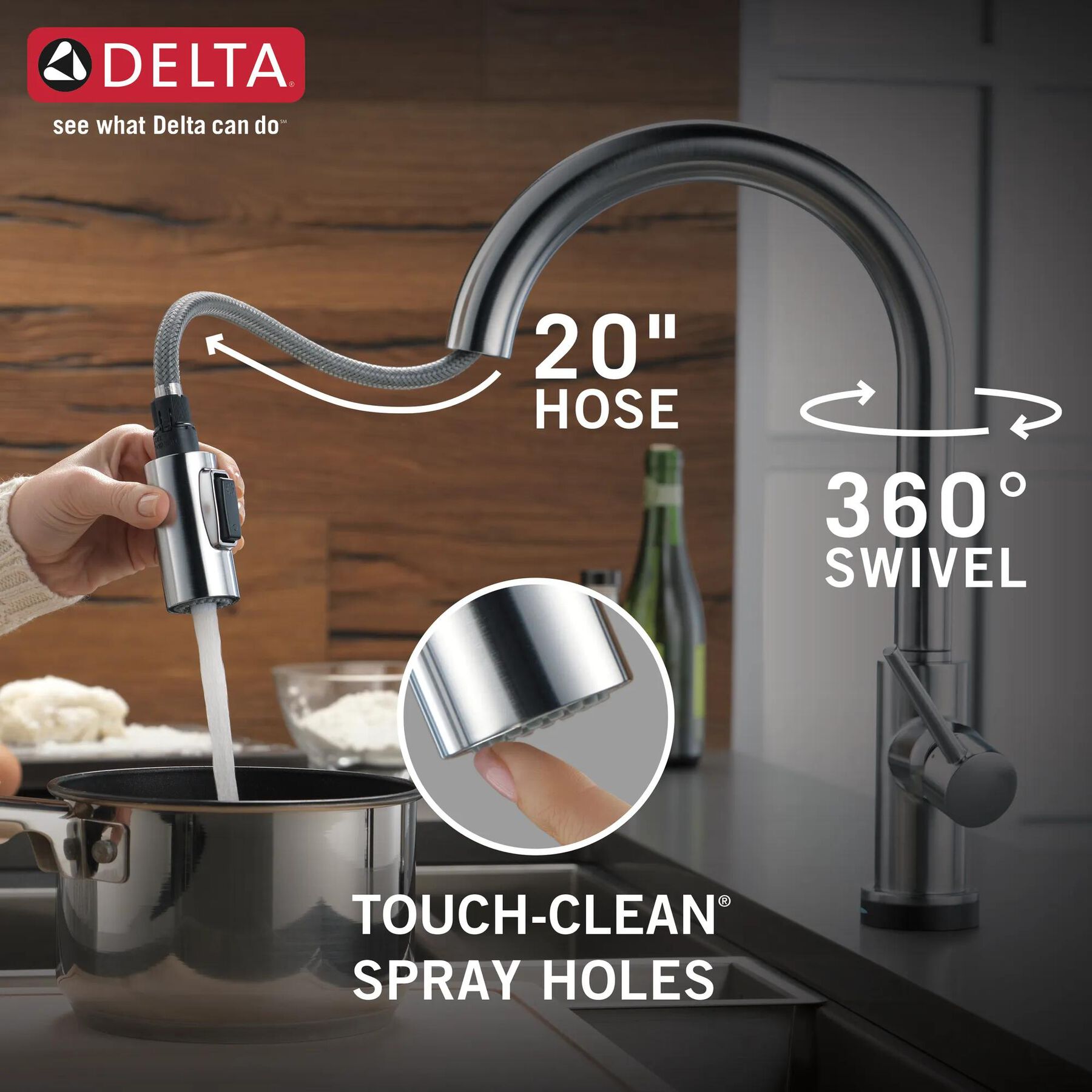 Touch<sub>2</sub>O&reg;  Pull-Down Kitchen w/Voice (Recertified)