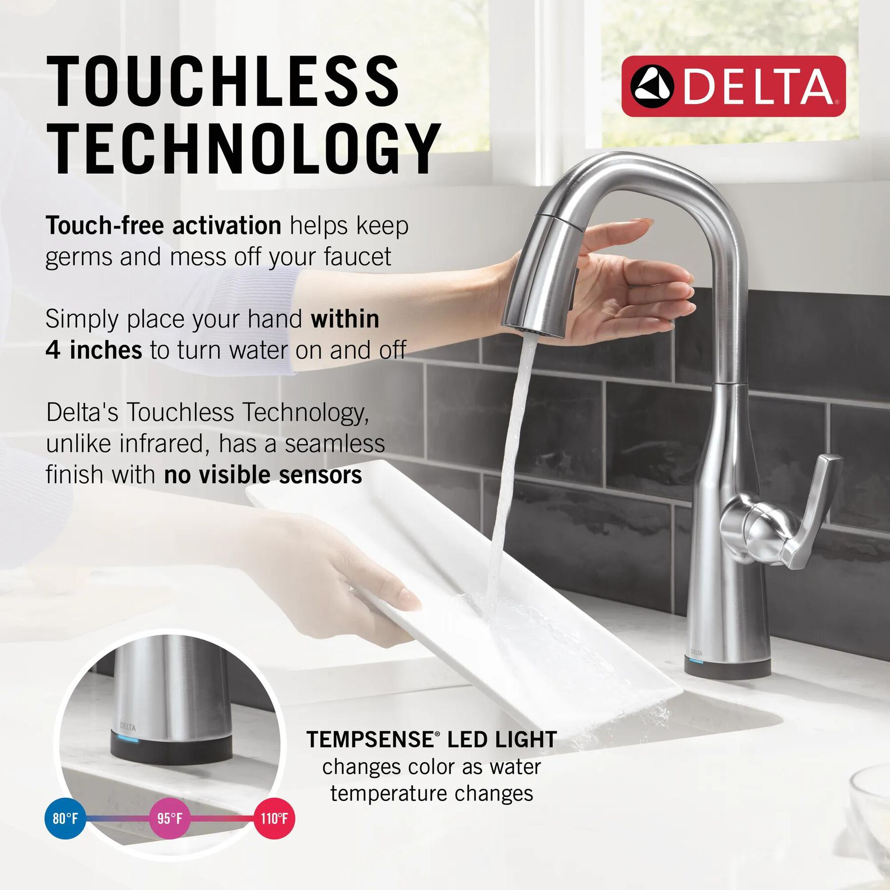 Touch2O&reg; Bar / Prep Faucet with Touchless Technology