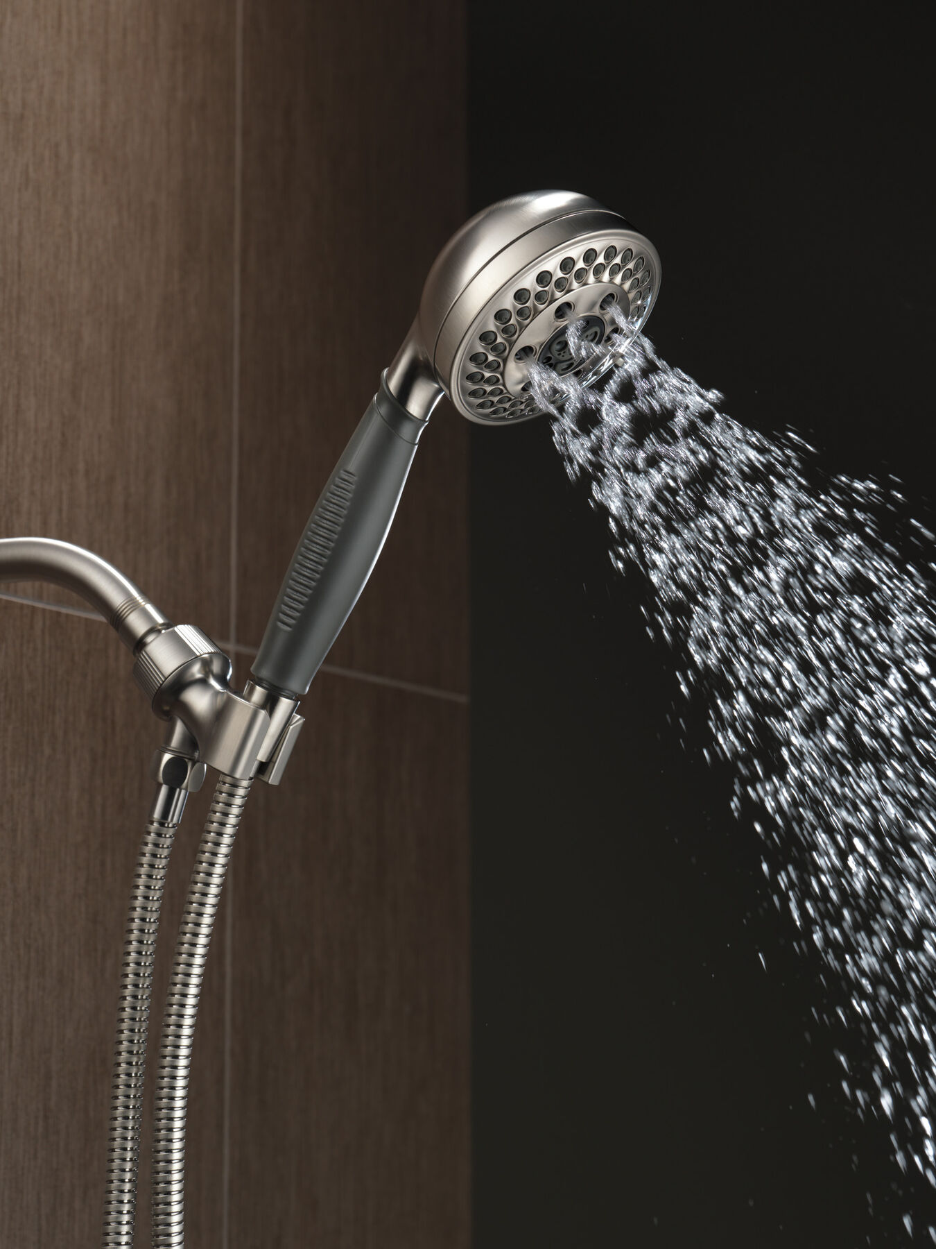 H<sub>2</sub>Okinetic&reg; 5-Setting Shower Mount Hand Shower