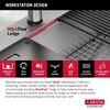 33&rdquo; Workstation Kitchen Sink&nbsp;Drop-In Top Mount&nbsp;16 Gauge&nbsp;Stainless Steel 50/50 Double Bowl with&nbsp;WorkFlow&trade; Ledge&nbsp;and Accessories