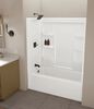 ProCrylic Bathtub 60 in. x 32 in. Left Drain