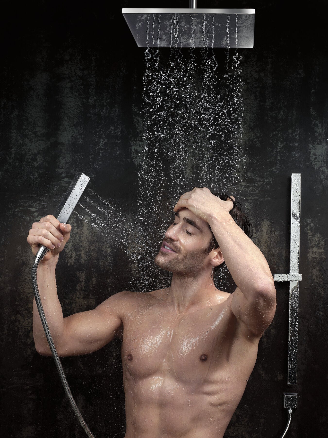 14" Square Showerhead with H<sub>2</sub>Okinetic&reg;  Technology
