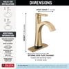 Touch2O Bathroom Faucet with Touchless Technology