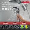 HydroRain&reg; H<sub>2</sub>Okinetic&reg; 5-Setting Two-in-One Shower Head (Recertified)