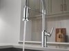 Single Handle Pull-Down Kitchen Faucet With Spring Spout