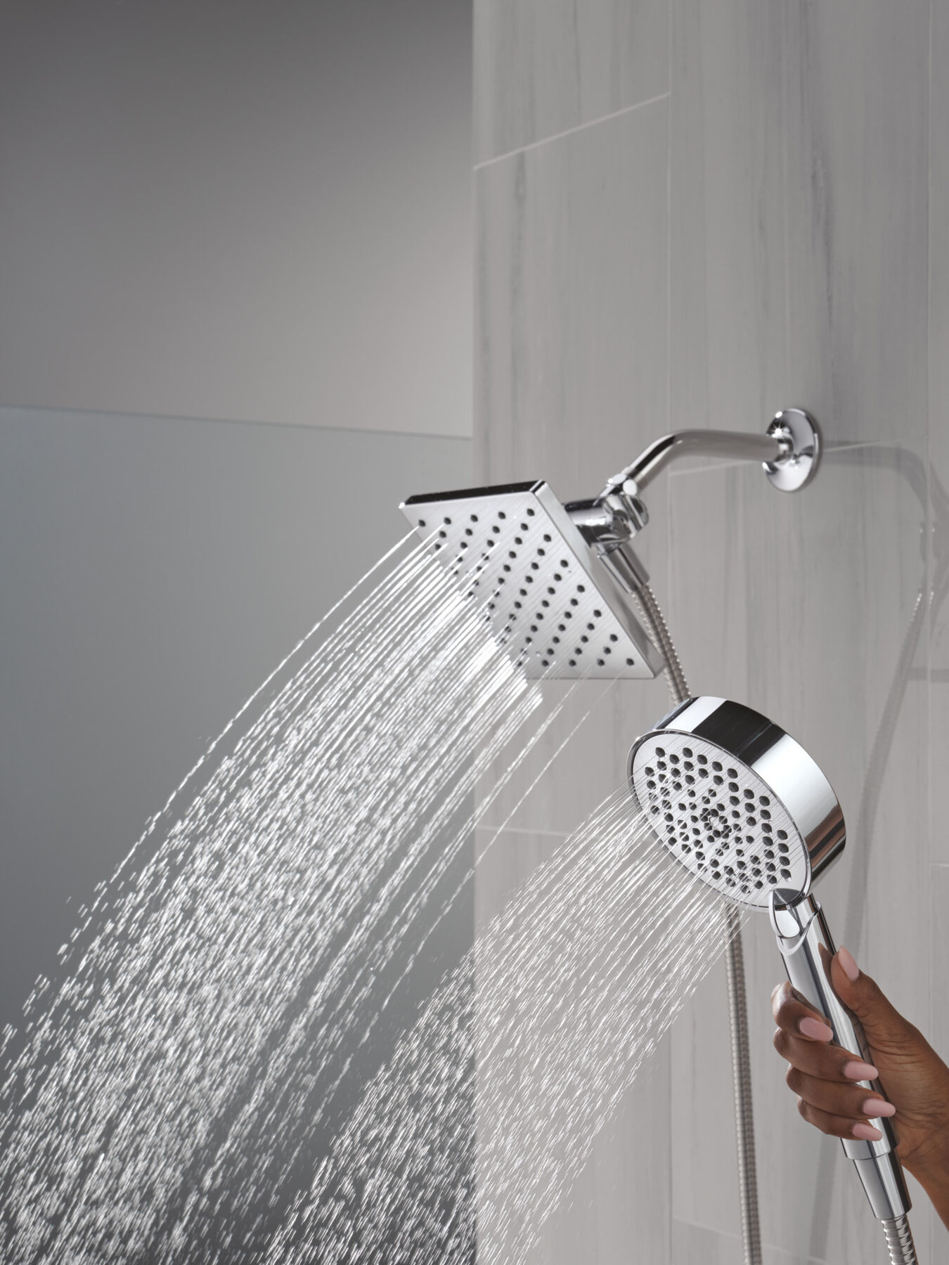 5-Setting Two-in-One Combination Shower