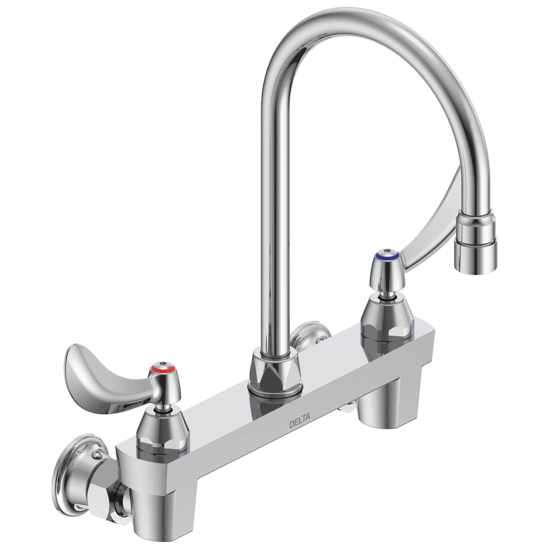 Two Handle 8 In Wallmount Service Sink Faucet