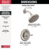 Widespread Lavatory Faucet with 14 Series Shower Trim Bundle