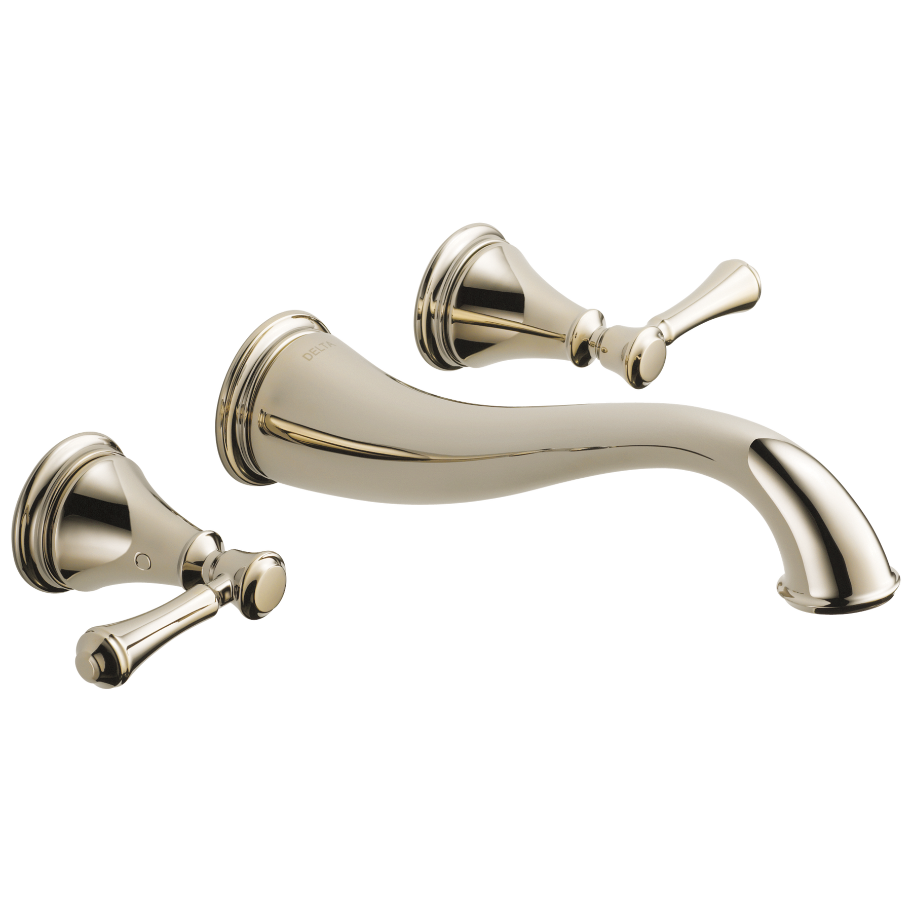 Two Handle Wall Mount Bathroom Faucet Trim (Recertified)