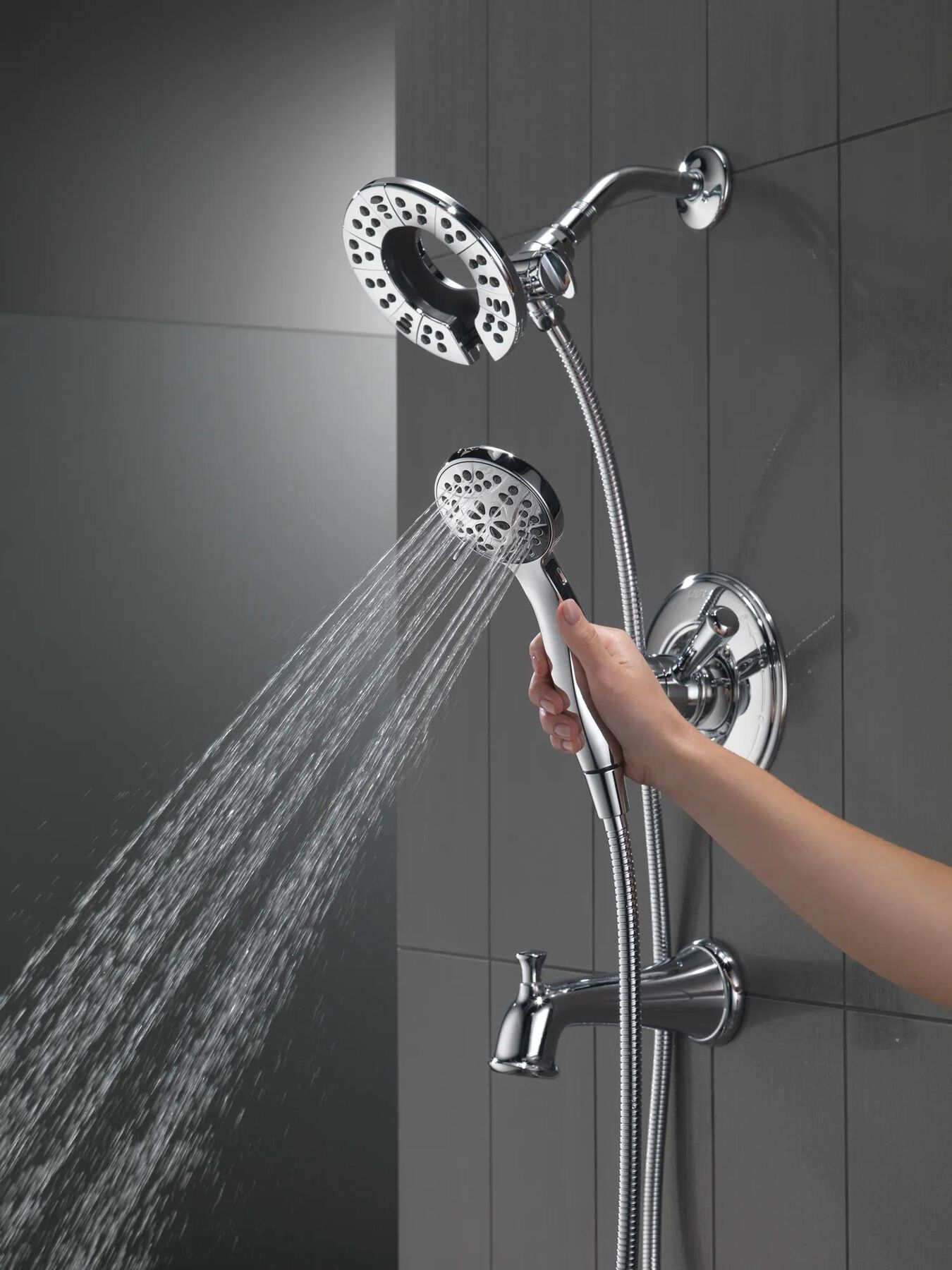 Monitor&reg; 17 Series Tub and Shower Trim with In2ition&reg; Two-in-One Shower