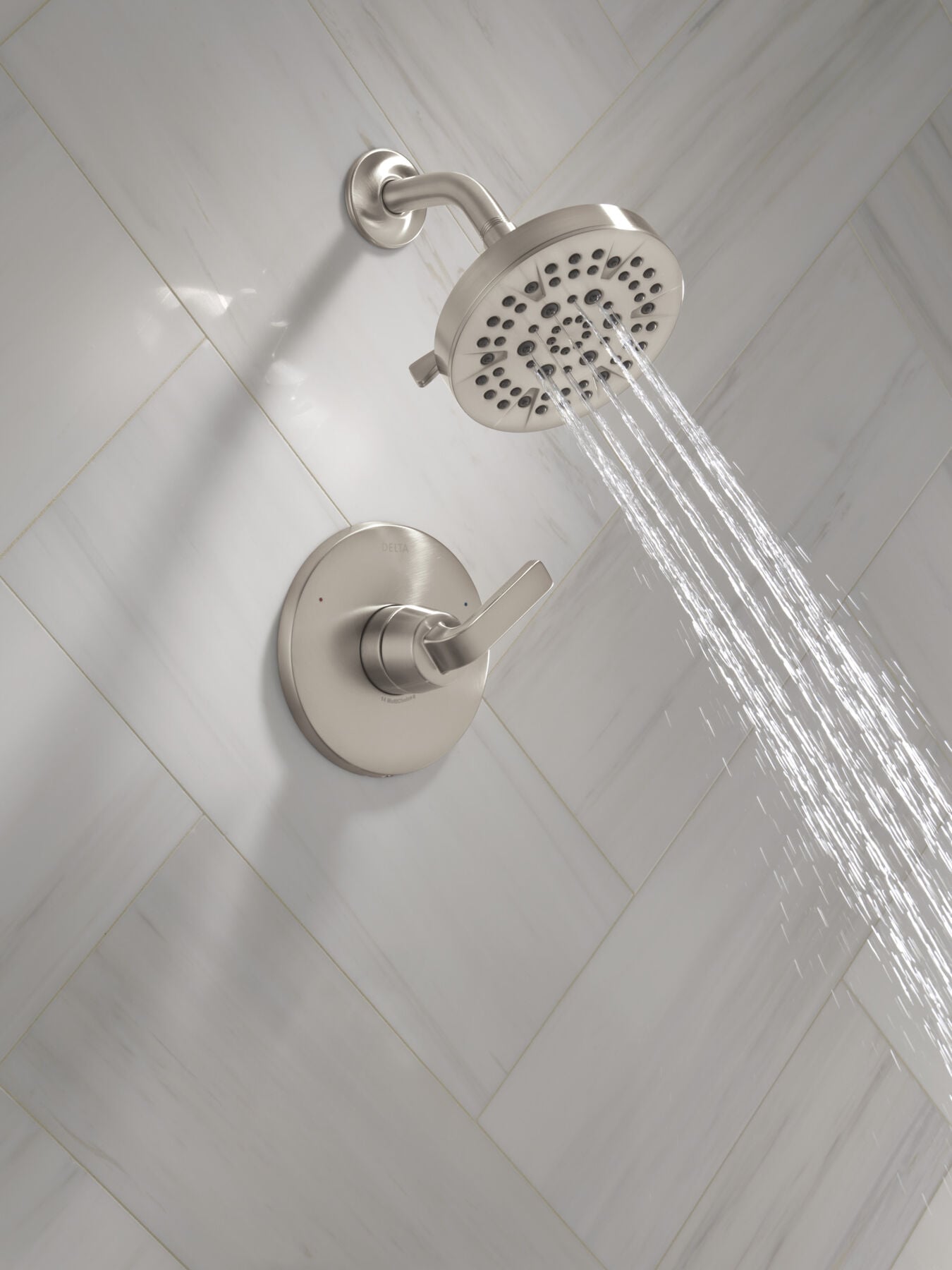 Widespread Lavatory Faucet with 14 Series Shower Trim and Bathroom Accessories Bundle