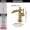 Single Handle Channel Bathroom Faucet (Recertified)