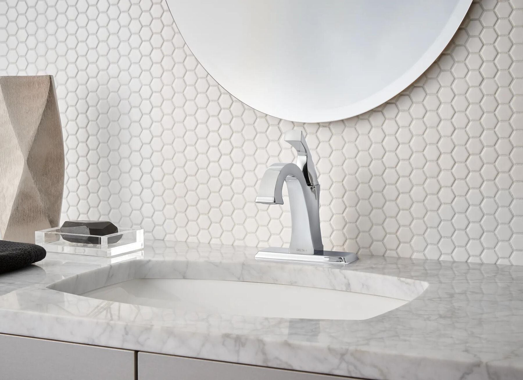 Escutcheon - 3 Hole - 1H Bathroom