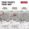 Touch2O with Touchless and VoiceIQ&reg; Technology Single Handle Pull-Down Kitchen Faucet with Soap Dispenser