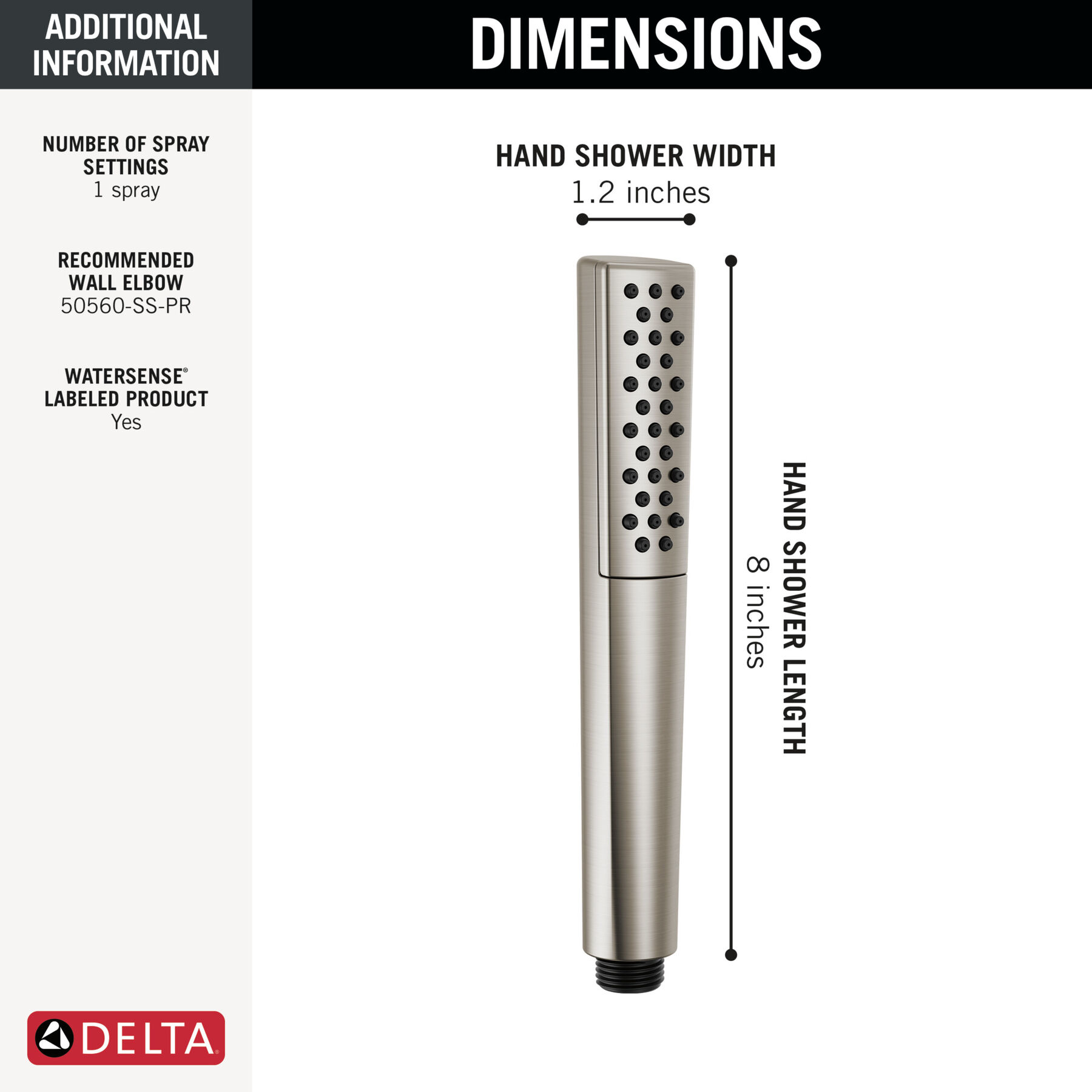 Premium Single-Setting Hand Shower