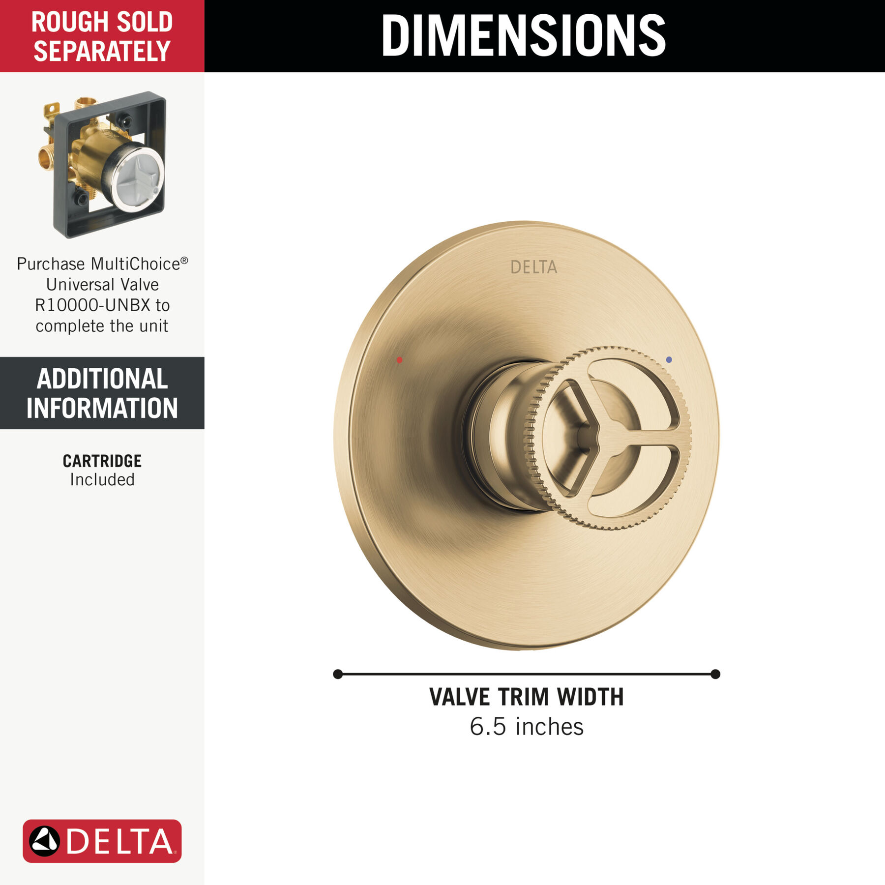 Monitor&reg; 14 Series Valve Only Trim