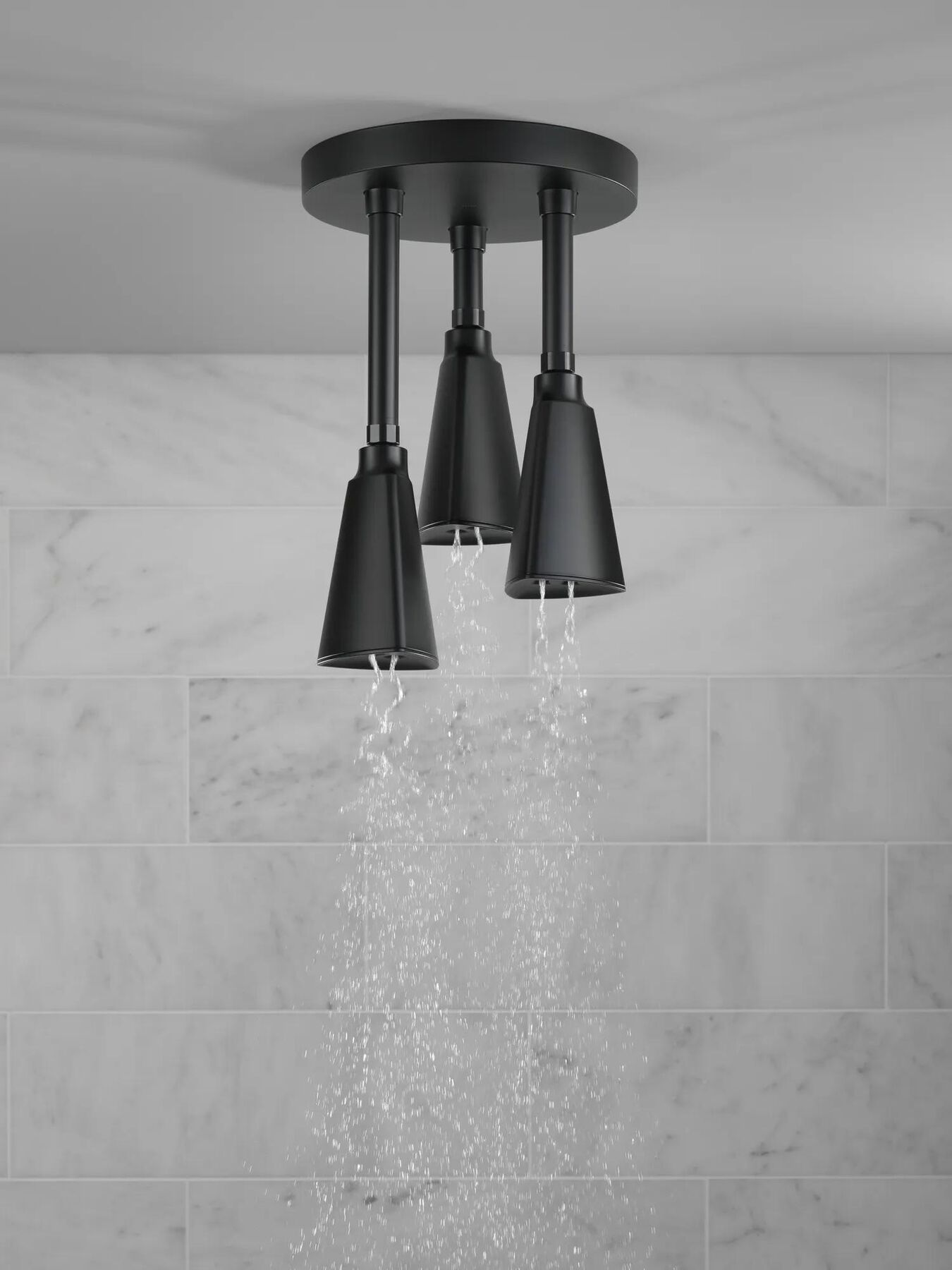 Zura H2OKinetic Pendant Raincan Shower Head