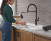 Single-Handle Pull-Down Spring Kitchen Faucet