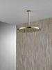 Single-Setting Metal Raincan Shower Head
