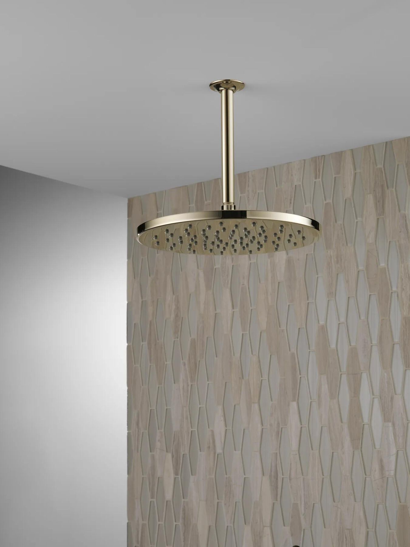 Single-Setting Metal Raincan Shower Head