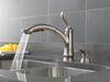 Single Handle Pull-Out Kitchen Faucet with Soap Dispenser