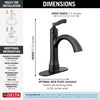 Single Handle Lavatory Faucet with 14 Series Shower Trim and Rough Bundle