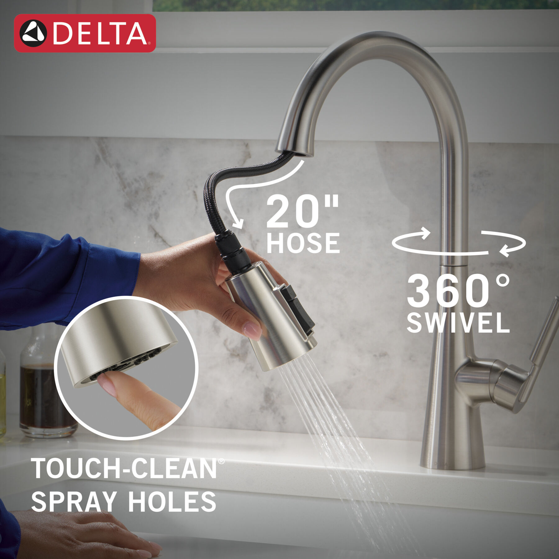 Pull-Down Kitchen Faucet (Recertified)