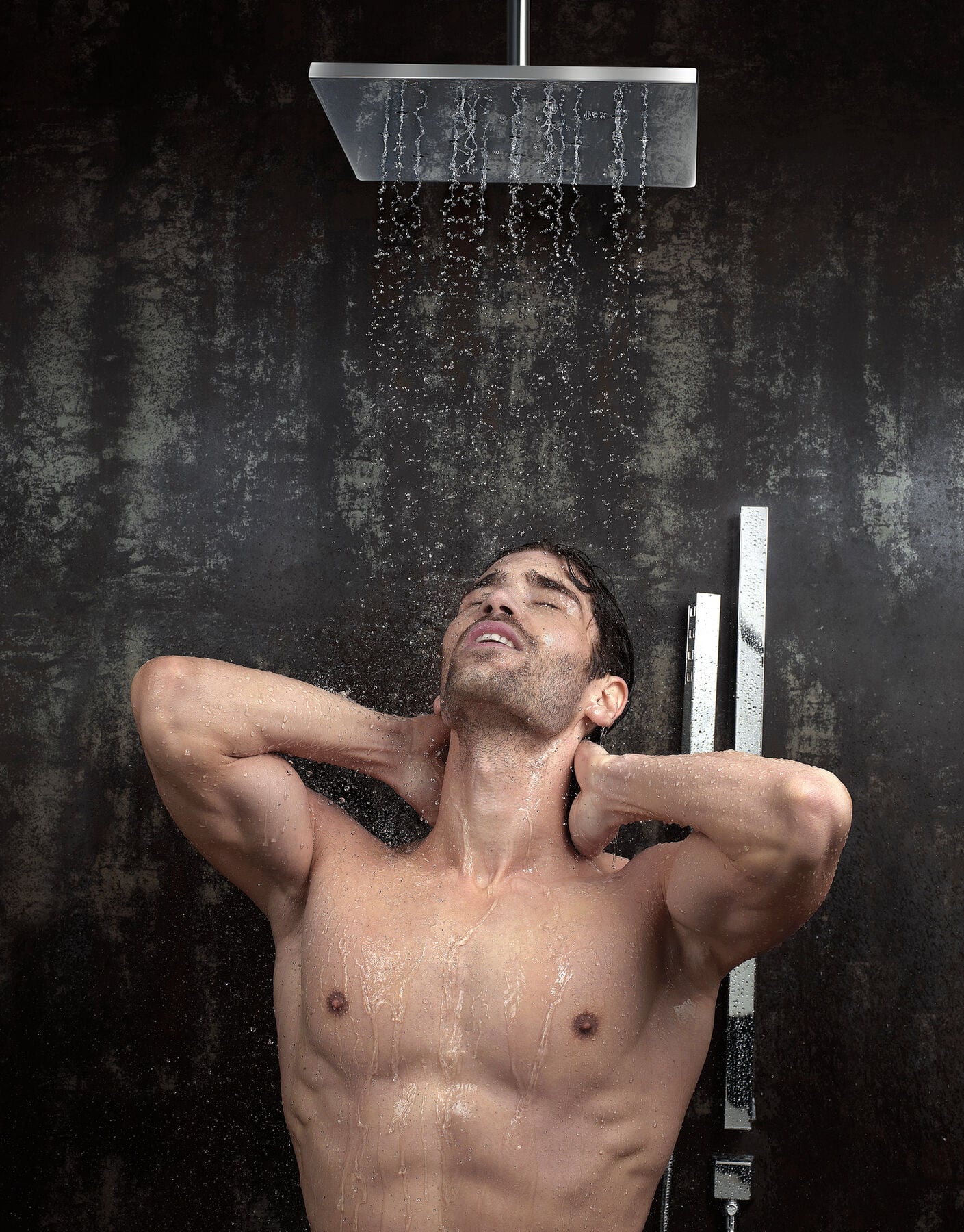 14" Square Showerhead with H<sub>2</sub>Okinetic&reg;  Technology