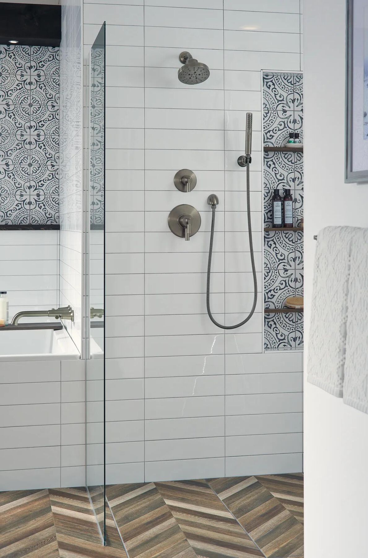 Premium Single-Setting Adjustable Wall Mount Hand Shower