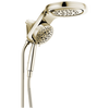 HydroRain&reg; H2Okinetic&reg; 5-Setting Two-in-One Shower Head (Recertified)